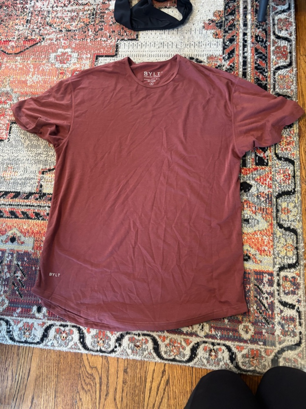 Bylt Tee Shirt Mens Size XL Drop Cut Short Sleeve Bylt Blend Mauve - Picture 2 of 5